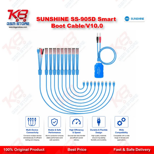 SUNSHINE SS-905D V10.0 Smart Boot Power Cable – iPhone 6S-16 & Android