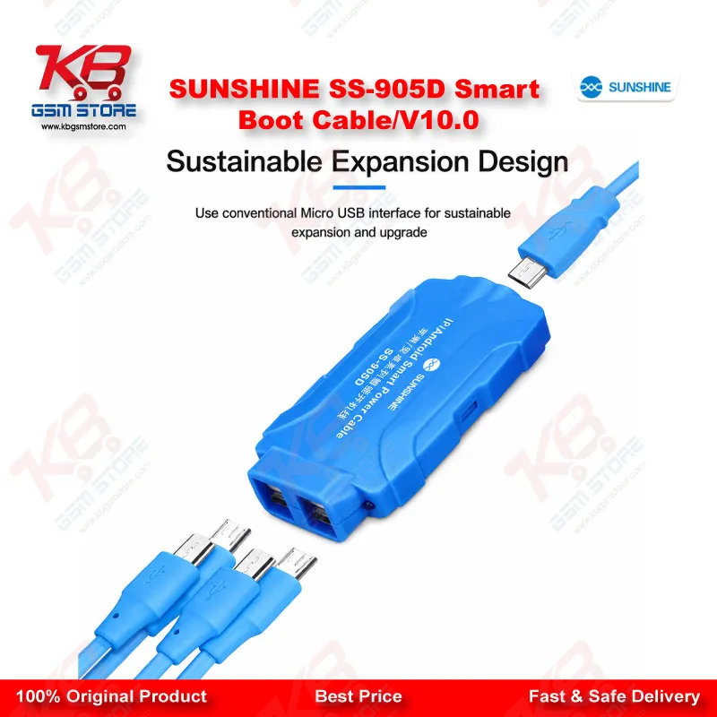 SUNSHINE SS-905D V10.0 Smart Boot Power Cable – iPhone 6S-16 & Android
