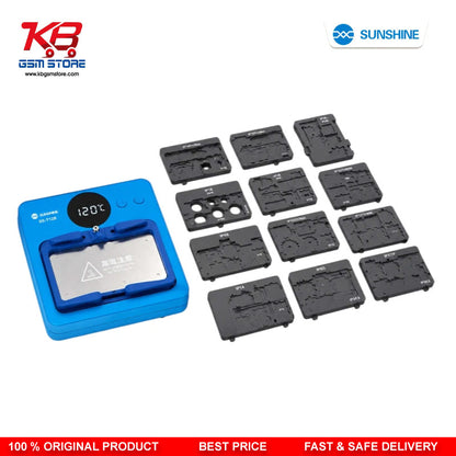 SUNSHINE SS-T12B Intelligent Heating Platform 15-in-1 Upgraded to IP17 | Motherboard Repair Set for iPhone & Android