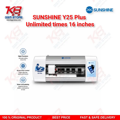 SUNSHINE Y25 Plus Hydrogel Film Cutting Machine - Unlimited Times 16 Inch Smart Cutter