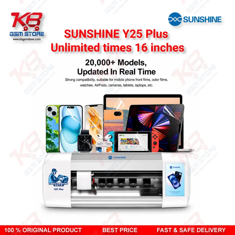 SUNSHINE Y25 Plus Hydrogel Film Cutting Machine - Unlimited Times 16 Inch Smart Cutter