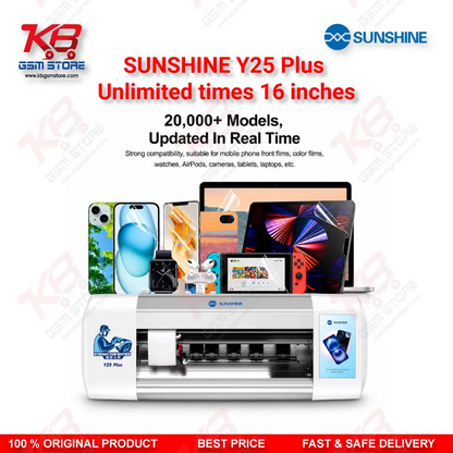 SUNSHINE Y25 Plus Hydrogel Film Cutting Machine - Unlimited Times 16 Inch Smart Cutter