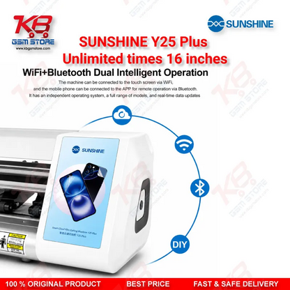 SUNSHINE Y25 Plus Hydrogel Film Cutting Machine - Unlimited Times 16 Inch Smart Cutter