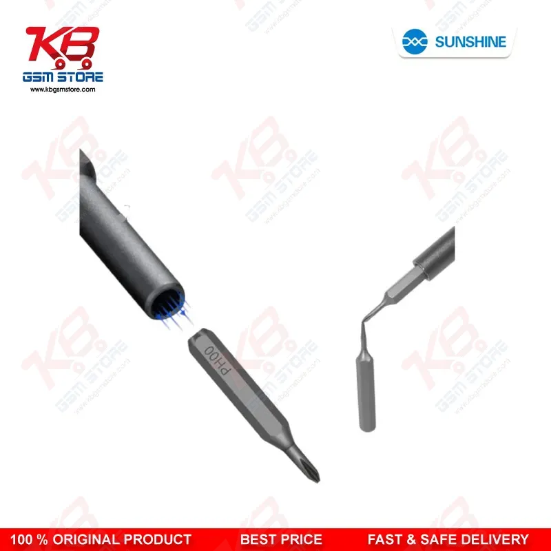 SUNSHINE SS-5120 128 in 1 Precision Screwdriver Set – S2 Alloy Steel Bits for Mobile Phone Repair