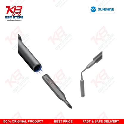 SUNSHINE SS-5120 128 in 1 Precision Screwdriver Set – S2 Alloy Steel Bits for Mobile Phone Repair