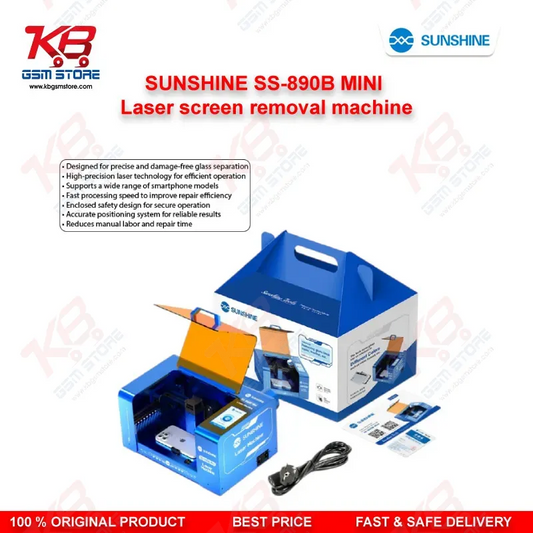 Sunshine SS-890B Mini Laser Screen Removal Machine – Back Glass & Screen Bracket Separator for iPhone & Android