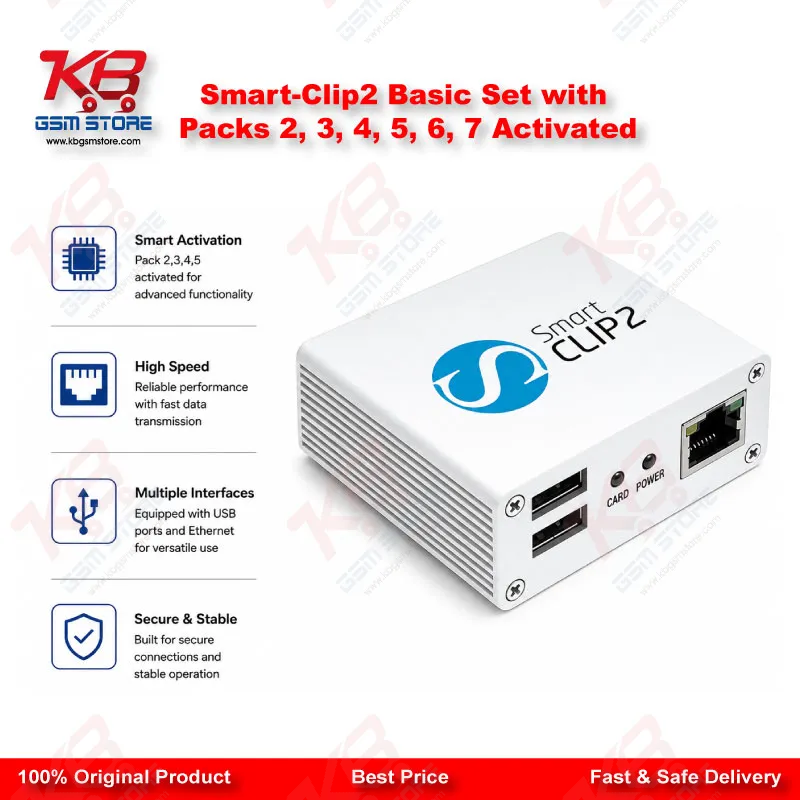 Smart-Clip2 Basic Set with Packs 2, 3, 4, 5, 6, 7 Activated