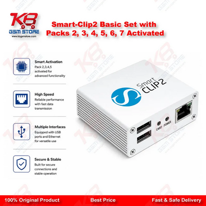 Smart-Clip2 Basic Set with Packs 2, 3, 4, 5, 6, 7 Activated