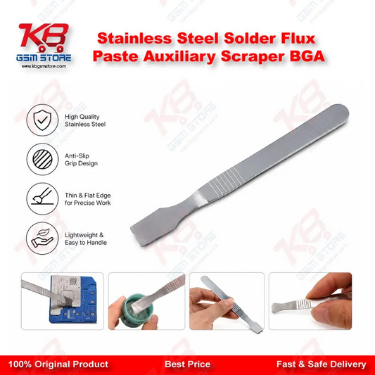 Stainless Steel Solder Flux Paste Auxiliary Scraper BGA