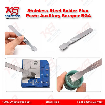 Stainless Steel Solder Flux Paste Auxiliary Scraper BGA
