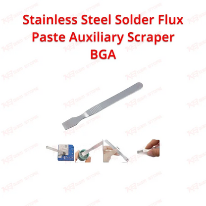 Stainless Steel Solder Flux Paste Auxiliary Scraper BGA