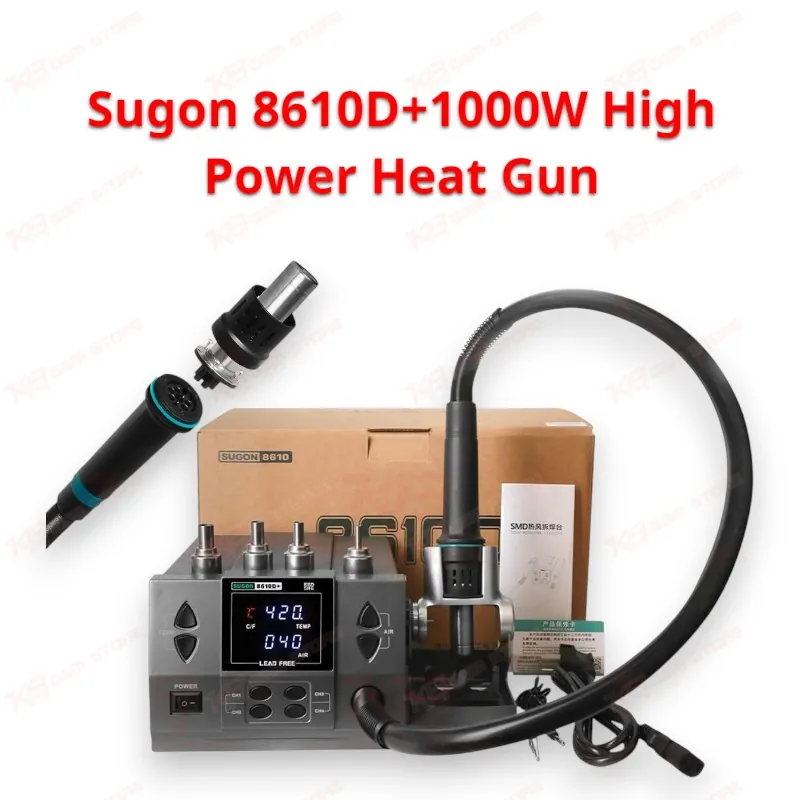 Sugon 8610D+1000W High Power Heat Gun