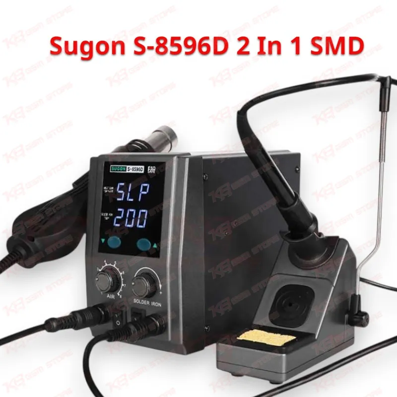 Sugon S-8596D 2 In 1 Hot Air Rework Station And Soldering Station