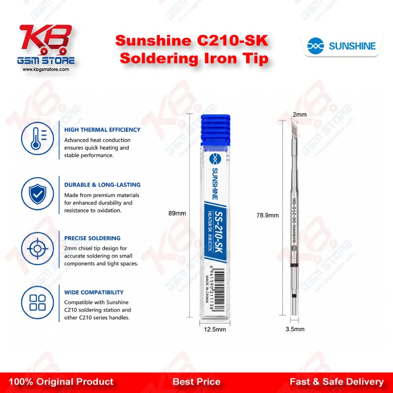 Sunshine C210-SK Soldering Iron Tip