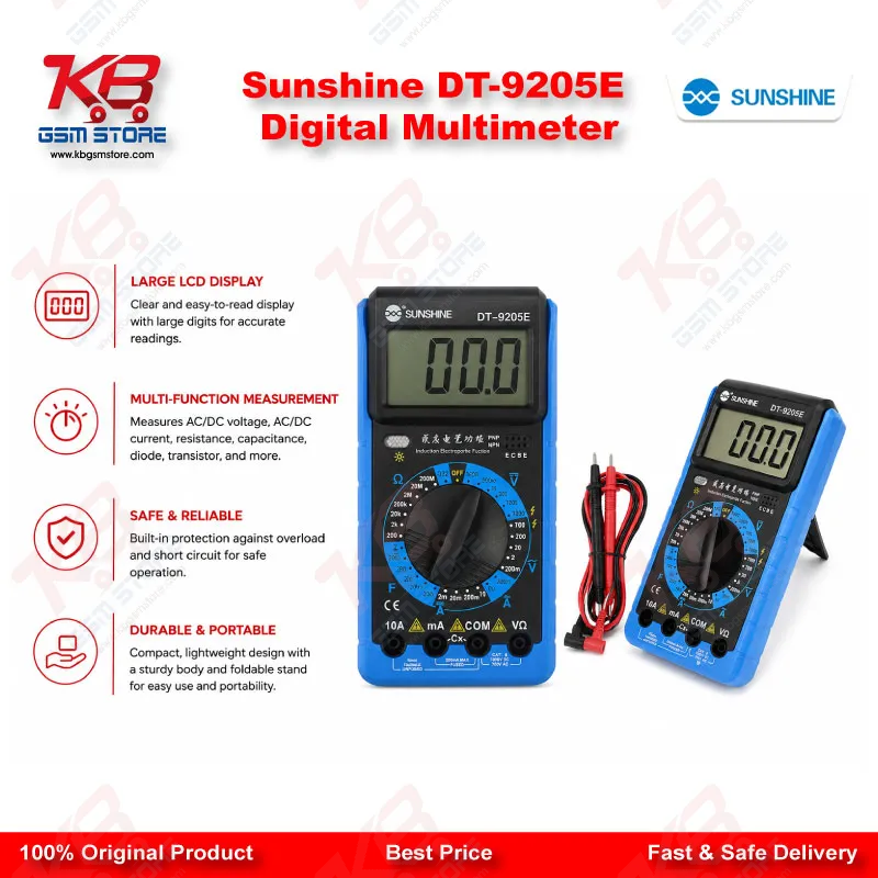 Sunshine DT-9205E Digital Multimeter