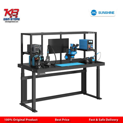 Sunshine M1 Pro Smart Height-Adjustable Mobile Repair Table | 72cm–117cm | Electric Sit-Stand Workbench for Professional Technicians