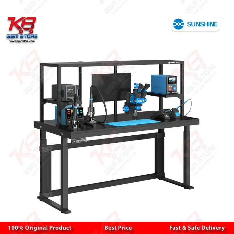 Sunshine M1 Pro Smart Height-Adjustable Mobile Repair Table | 72cm–117cm | Electric Sit-Stand Workbench for Professional Technicians