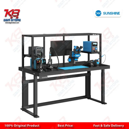 Sunshine M1 Pro Smart Height-Adjustable Mobile Repair Table | 72cm–117cm | Electric Sit-Stand Workbench for Professional Technicians