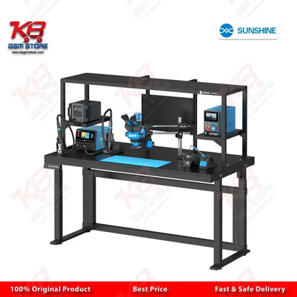 Sunshine M1 Pro Smart Height-Adjustable Mobile Repair Table | 72cm–117cm | Electric Sit-Stand Workbench for Professional Technicians