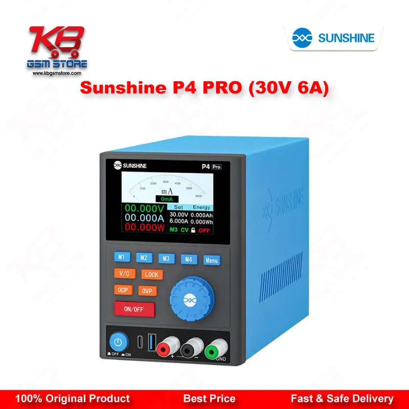 Sunshine P4 PRO 30V 6A Smart DC Regulated Power Supply for Mobile Repair