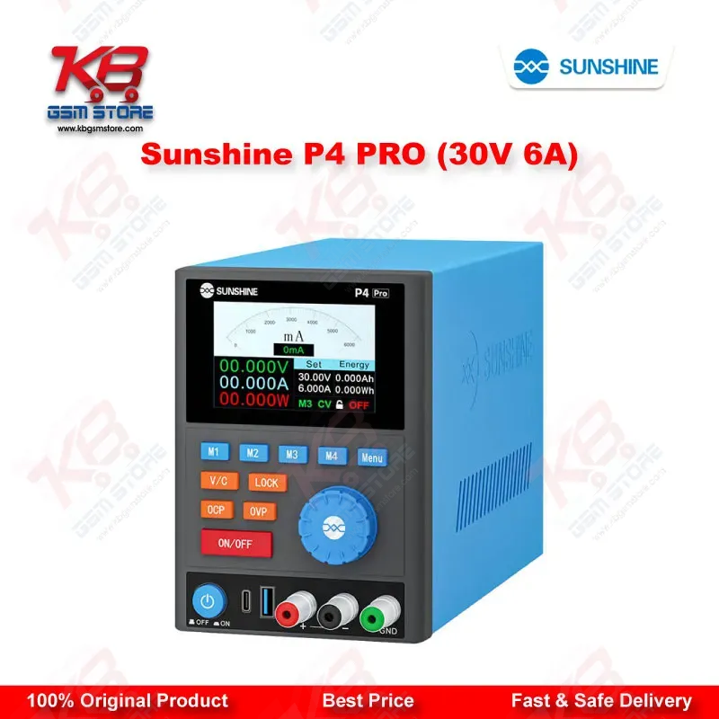 Sunshine P4 PRO 30V 6A Smart DC Regulated Power Supply for Mobile Repair