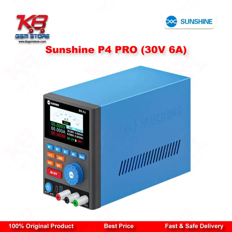 Sunshine P4 PRO 30V 6A Smart DC Regulated Power Supply for Mobile Repair