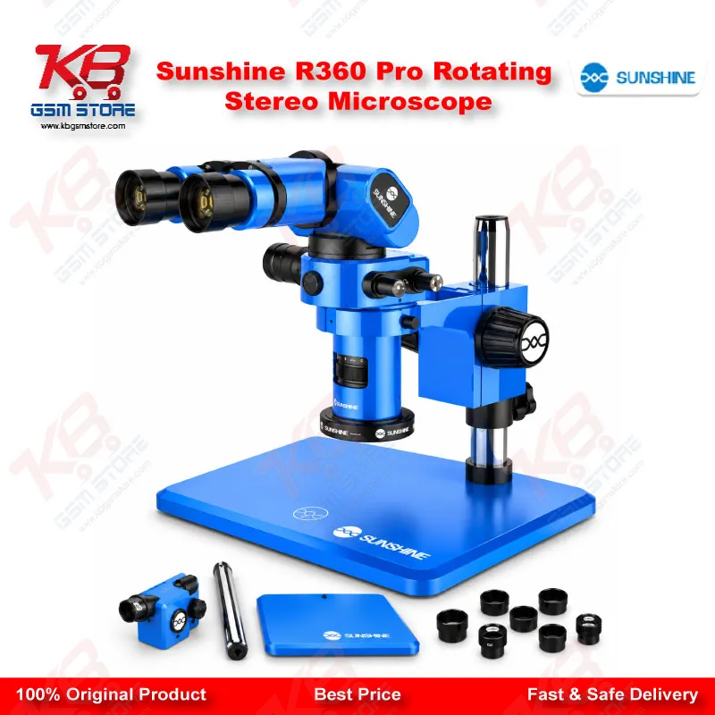 Sunshine R360 Pro Rotating Stereo Microscope