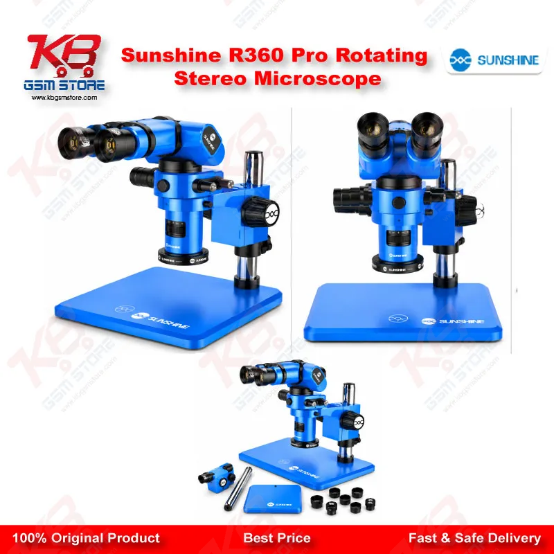 Sunshine R360 Pro Rotating Stereo Microscope