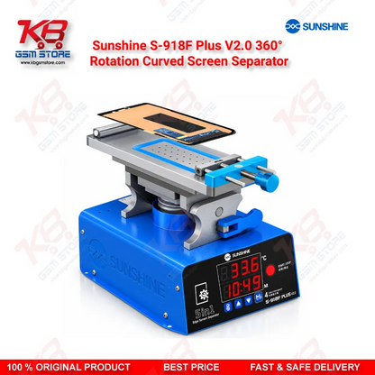 Sunshine S-918F Plus V2.0 360° Rotation Curved Screen Separator – 5-in-1