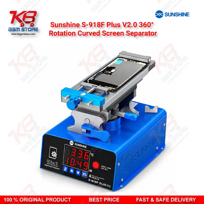 Sunshine S-918F Plus V2.0 360° Rotation Curved Screen Separator – 5-in-1