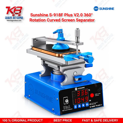 Sunshine S-918F Plus V2.0 360° Rotation Curved Screen Separator – 5-in-1