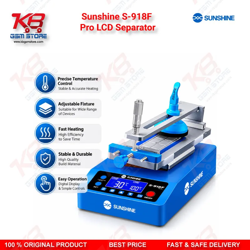 Sunshine S-918F Pro LCD Separator 360° Edge Screen Machine