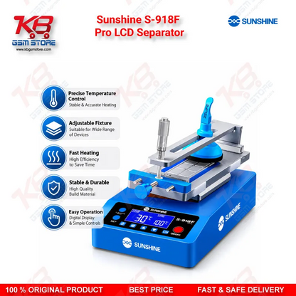 Sunshine S-918F Pro LCD Separator 360° Edge Screen Machine