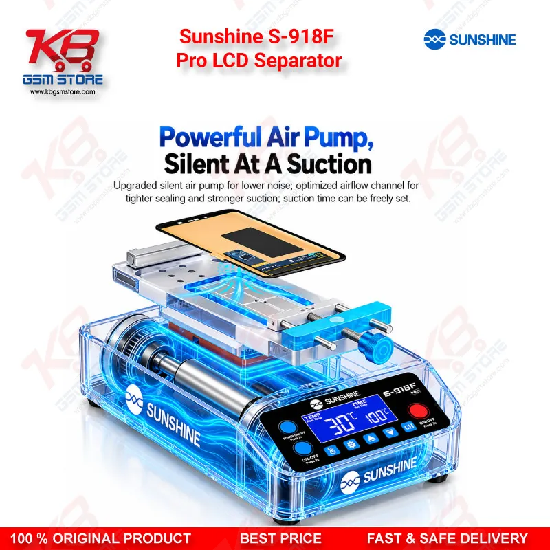 Sunshine S-918F Pro LCD Separator 360° Edge Screen Machine