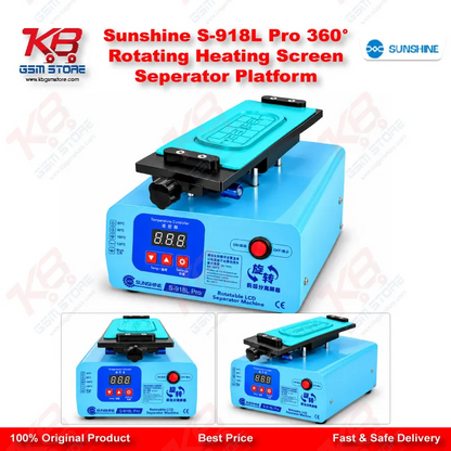 Sunshine S-918L Pro 360° Rotating Heating Screen Seperator Platform