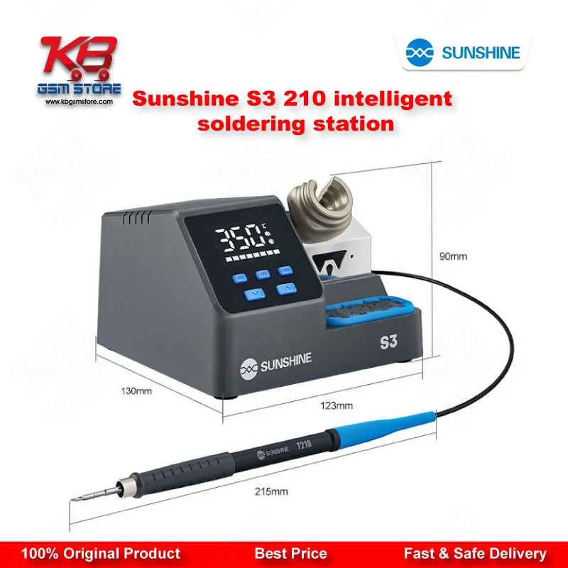 SUNSHINE S3 210 Intelligent Soldering Station – 60W Fast Heating Repair Tool