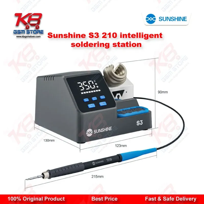 SUNSHINE S3 210 Intelligent Soldering Station – 60W Fast Heating Repair Tool