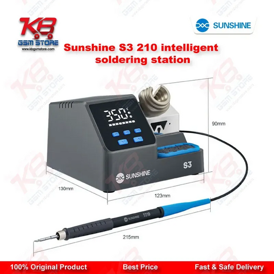 SUNSHINE S3 210 Intelligent Soldering Station – 60W Fast Heating Repair Tool
