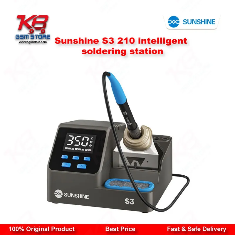 SUNSHINE S3 210 Intelligent Soldering Station – 60W Fast Heating Repair Tool