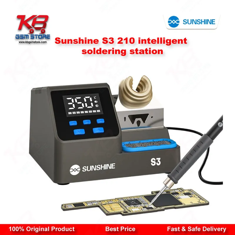 SUNSHINE S3 210 Intelligent Soldering Station – 60W Fast Heating Repair Tool