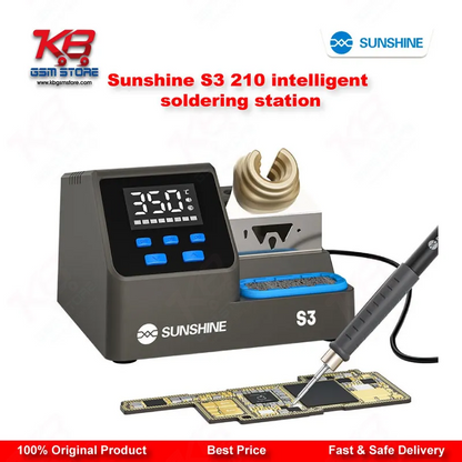 SUNSHINE S3 210 Intelligent Soldering Station – 60W Fast Heating Repair Tool