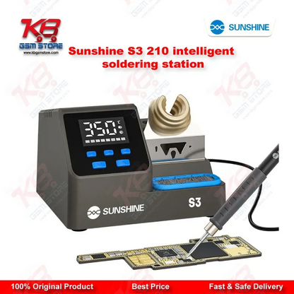 SUNSHINE S3 210 Intelligent Soldering Station – 60W Fast Heating Repair Tool