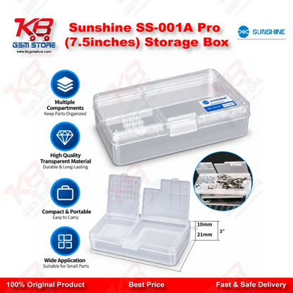 Sunshine SS-001A Pro (7.5inches) Storage Box