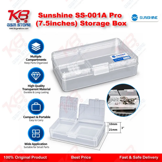 Sunshine SS-001A Pro (7.5inches) Storage Box