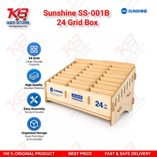 Sunshine SS-001B 24 Grid Box Phone Storage Organizer