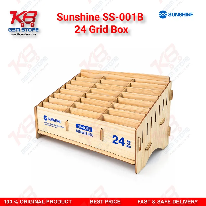 Sunshine SS-001B 24 Grid Box Phone Storage Organizer