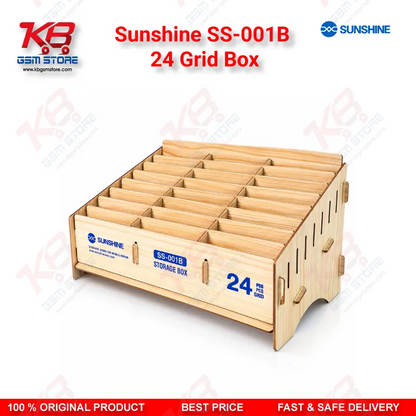 Sunshine SS-001B 24 Grid Box Phone Storage Organizer