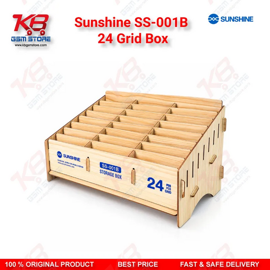 Sunshine SS-001B 24 Grid Box Phone Storage Organizer