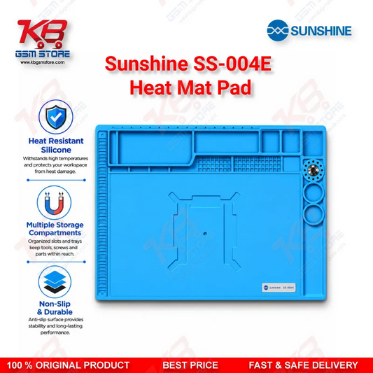 Sunshine SS-004E Silicone Heat Insulation Repair Mat – Magnetic Soldering Pad 45x30cm