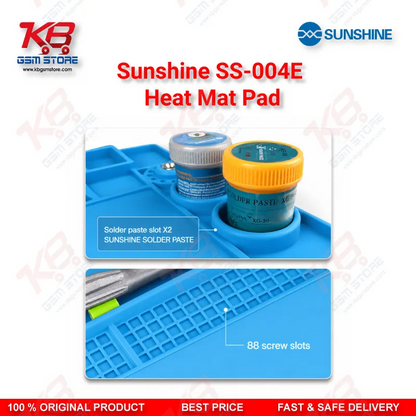 Sunshine SS-004E Silicone Heat Insulation Repair Mat – Magnetic Soldering Pad 45x30cm
